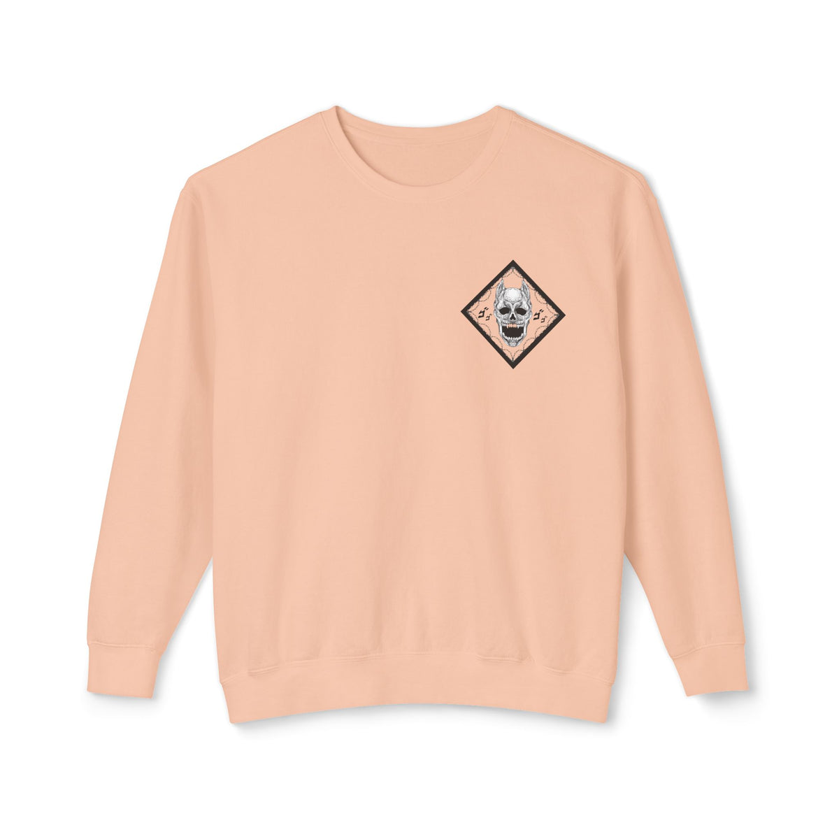 Killer Queen Crewneck Sweatshirt — Minimal Gothic Chest Graphic