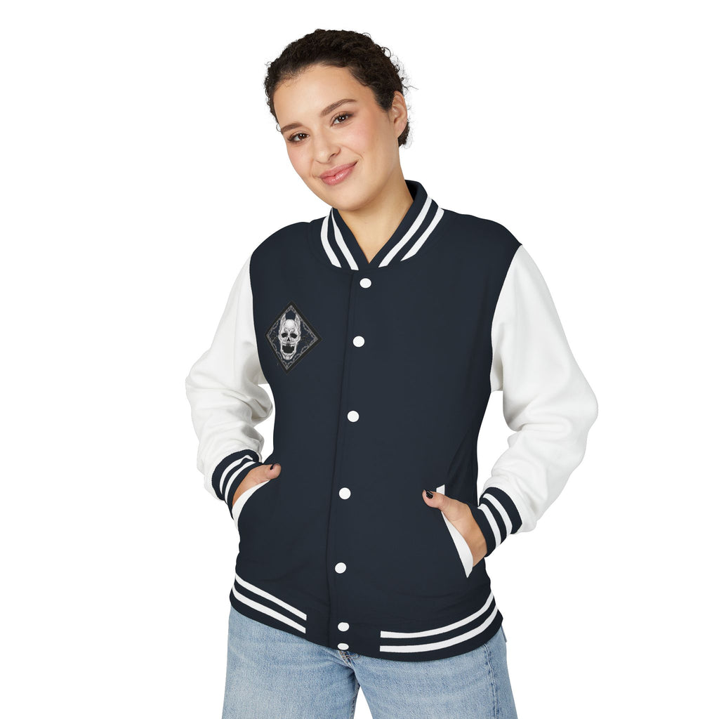 Skull Crest Letterman Jacket