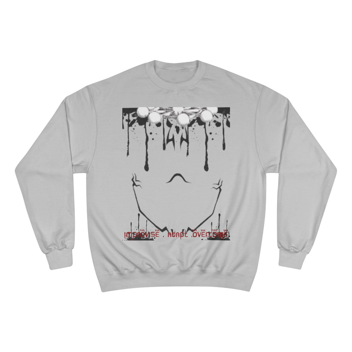 Shrine Champion Sweatshirt — Coy Spiral Script Graphic Crewneck