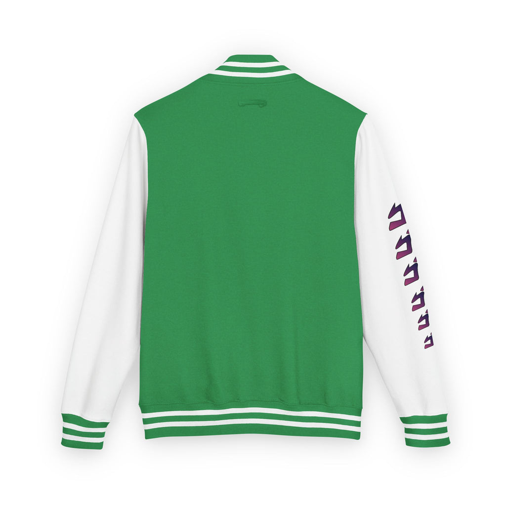 Letterman Jacket — Vintage Green Star Patch Varsity Jacket