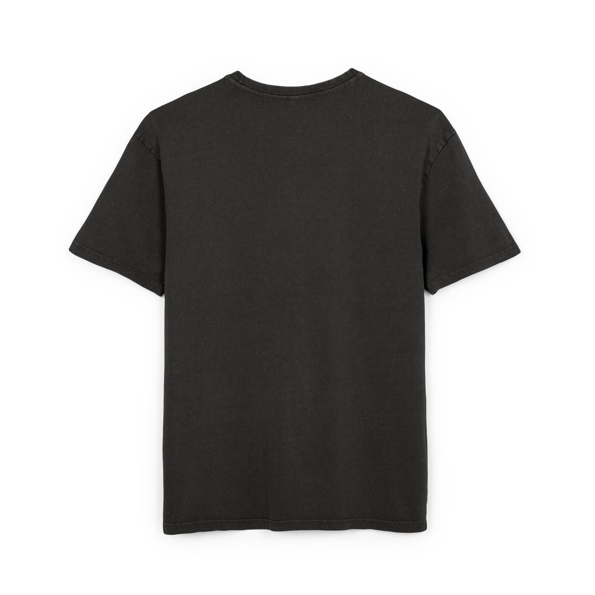 Espada No.6 Vintage Acid-Wash Tee with Small Distressed Crest